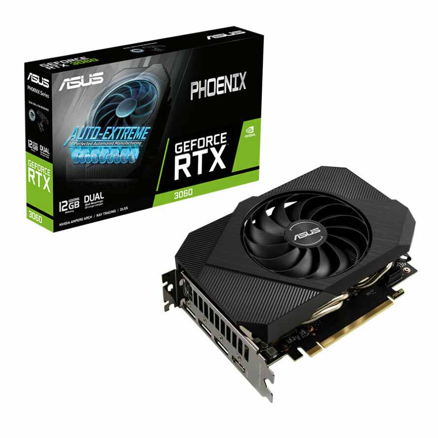 خرید کارت گرافیک ایسوس Graphics ASUS PHOENIX RTX 3060 12GB با بهترین قیمت