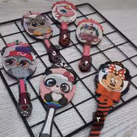 آینه دستی چوبی