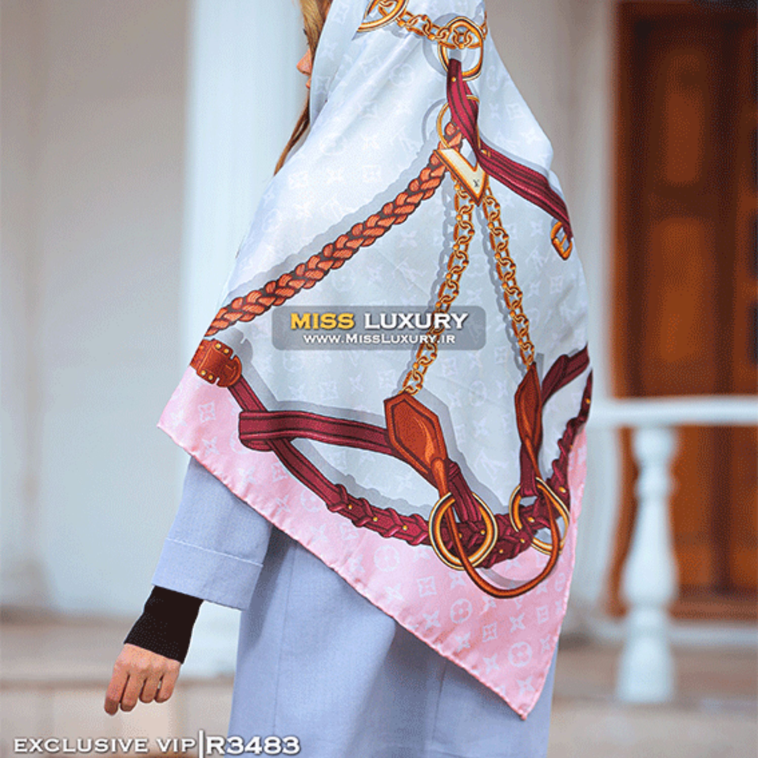 روسری توییل نخ اعلا R3483