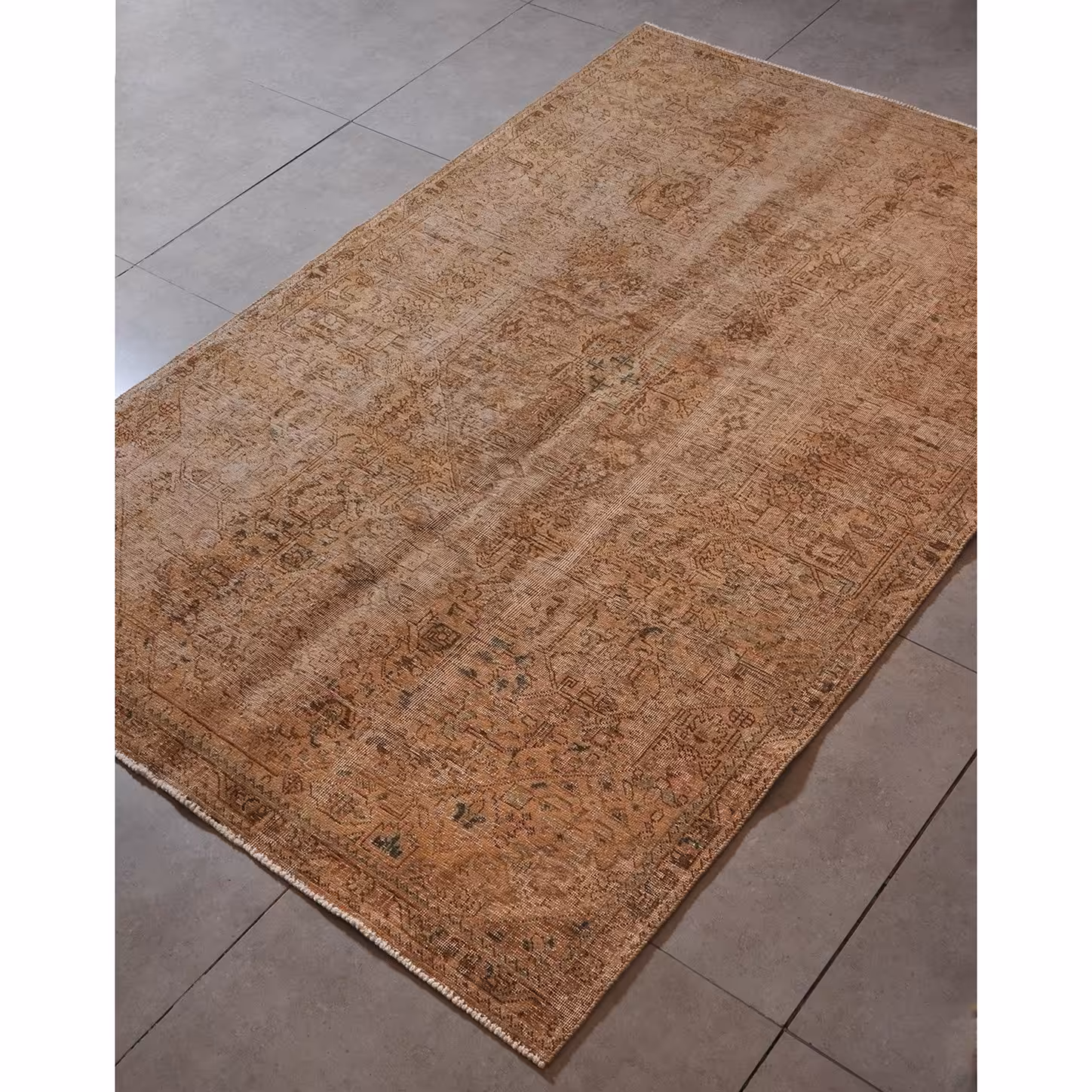 فرش دستبافت پنج متری امیرخیز مدل وینتیج کد 6258