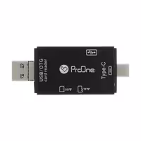کارت خوان چندکاره پرووان مدل PCO03 با رابط USB-C،Micro-SD،USB،Micro-USB،OTG