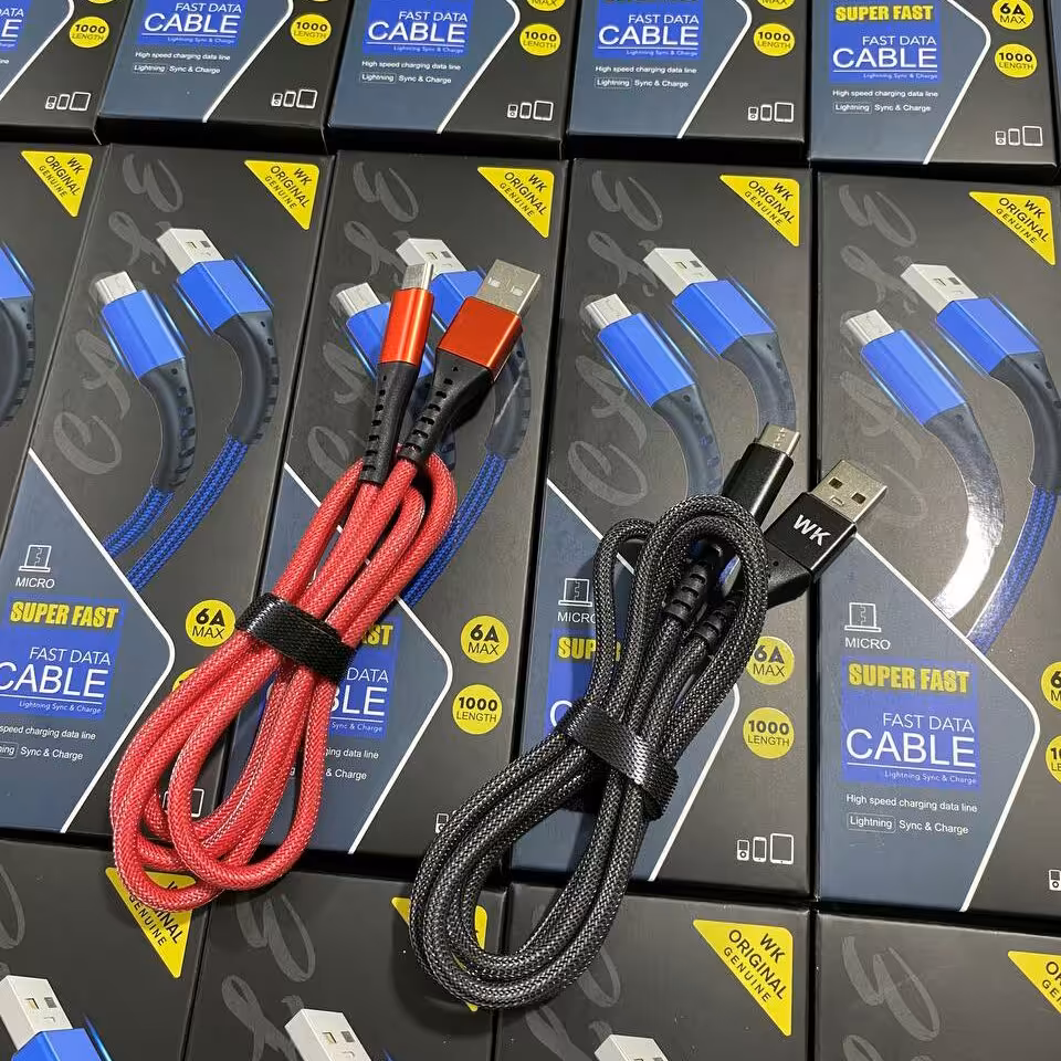 کابل اورجینال ضد برش تایپ سی برند wk