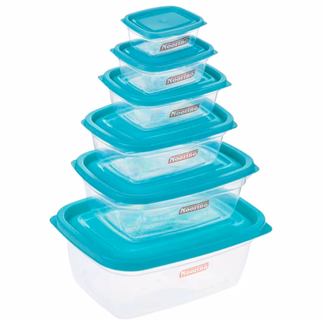 ظرف نگهدارنده 12پارچه نورینو لوازم آشپزخانه نگار