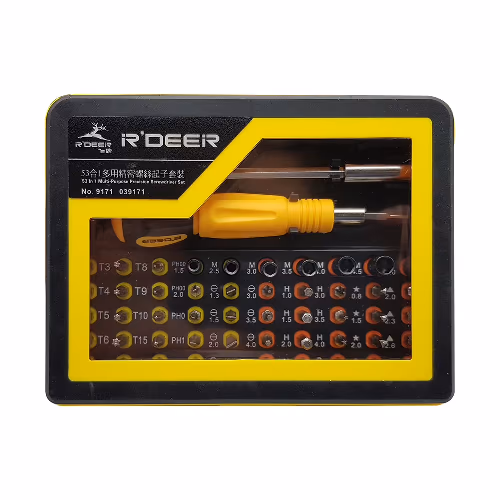 ست پیچ گوشتی 53 عددی آردیر R DEER مدل RT 9171