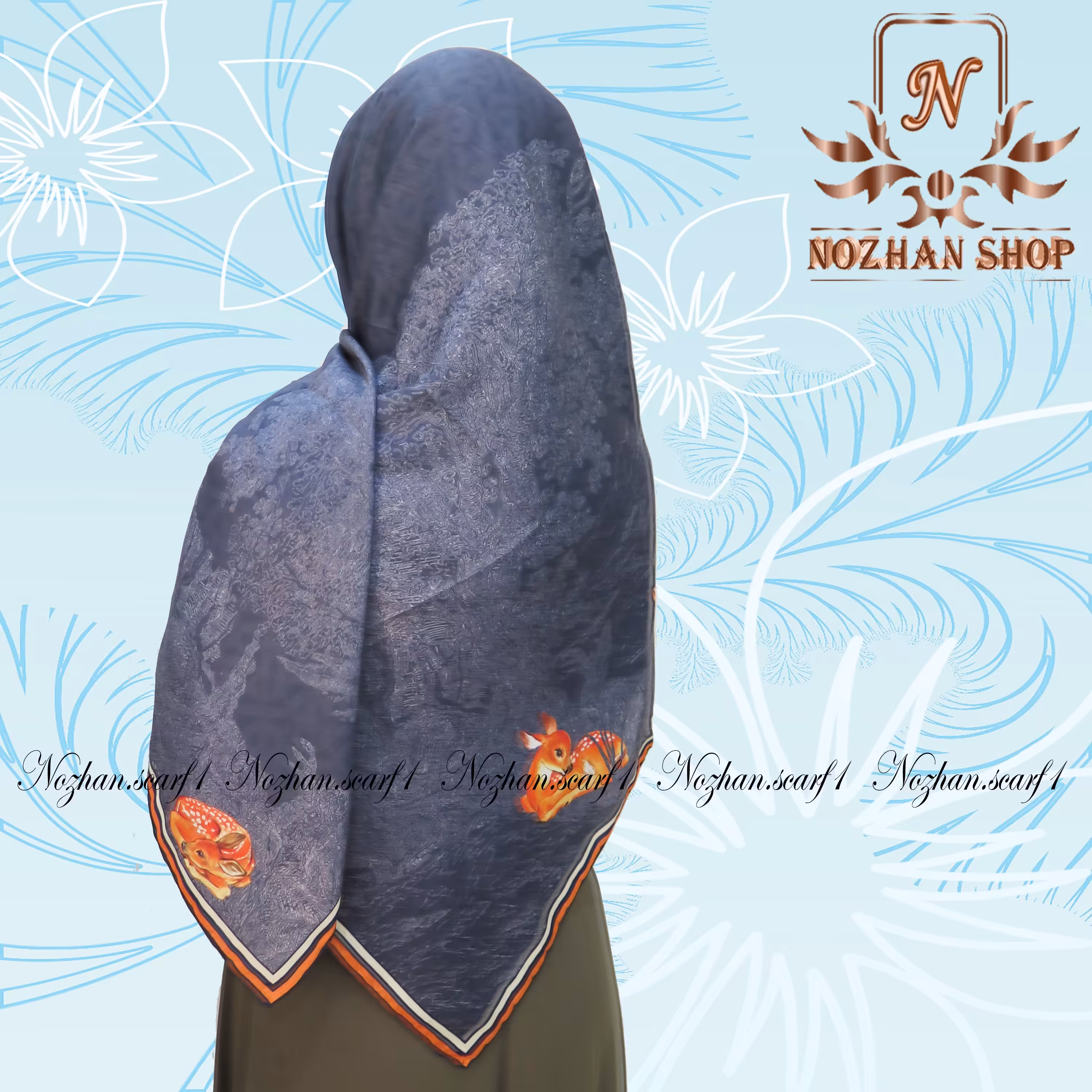 روسری نخی اسلپ کد(221c)