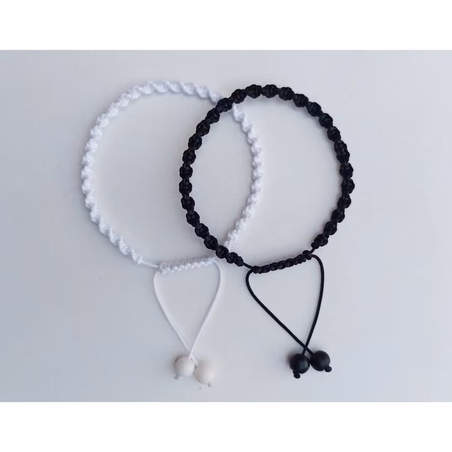 ست دستبند بافت گره مربعی اسپیرال