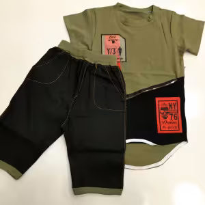 تیشرت شلوارک پسرانه پشت بلند