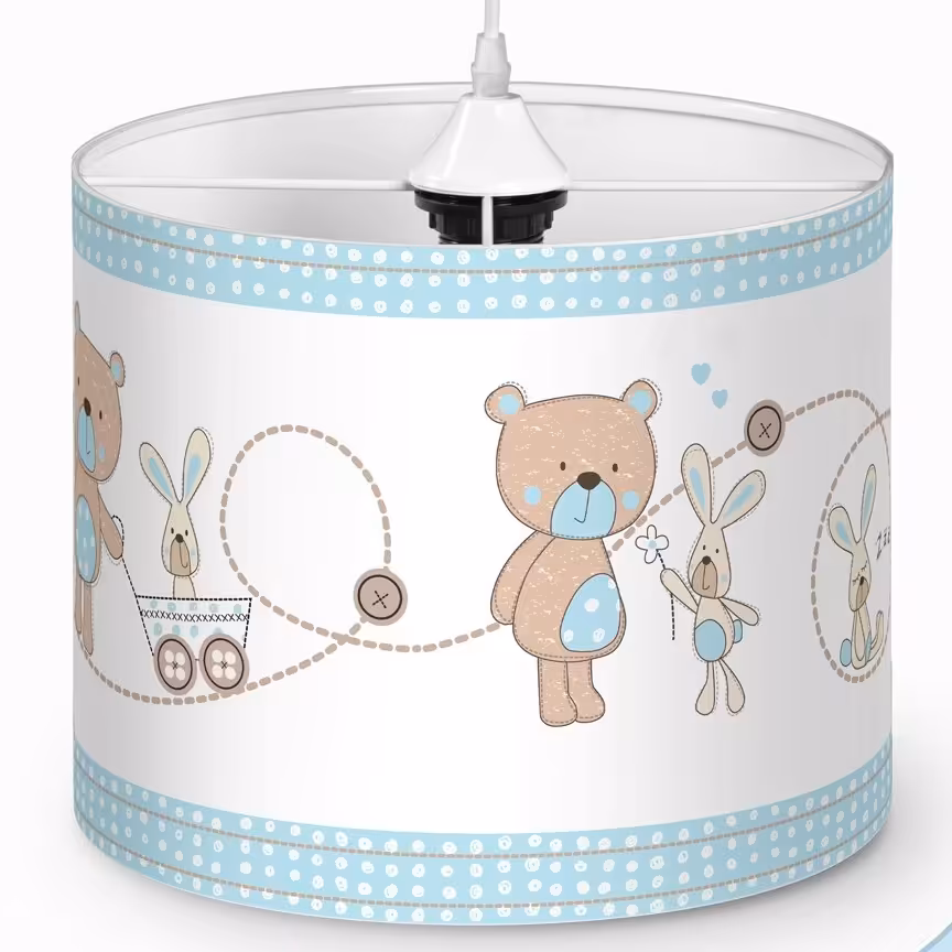 لوستر کودک طرح خرس و خرگوش کد 9560