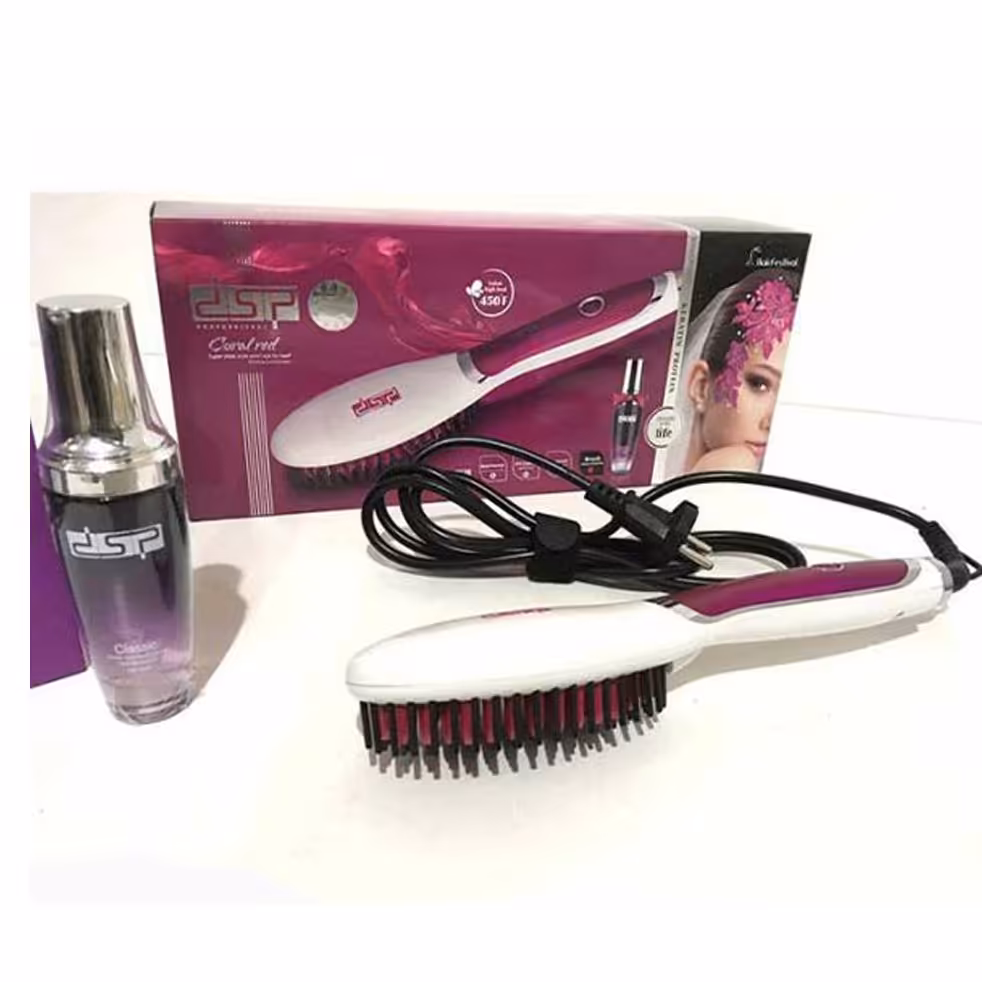 برس حرارتی دی اس پی مدل G-10028 به همراه روغن مو