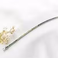 دستبند تنیسی مولتی کالر سبز کد 17822