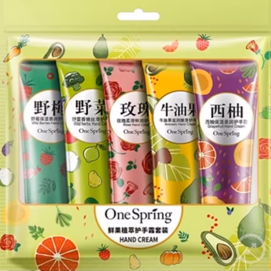 پک 5 عددی  کرم مرطوب کننده دست one spring