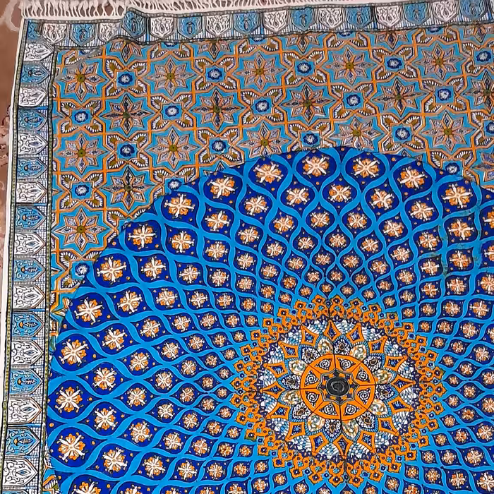 سفره ورومیزی قلمکاری صادراتی اعلا سایز 100در150 سانت. 