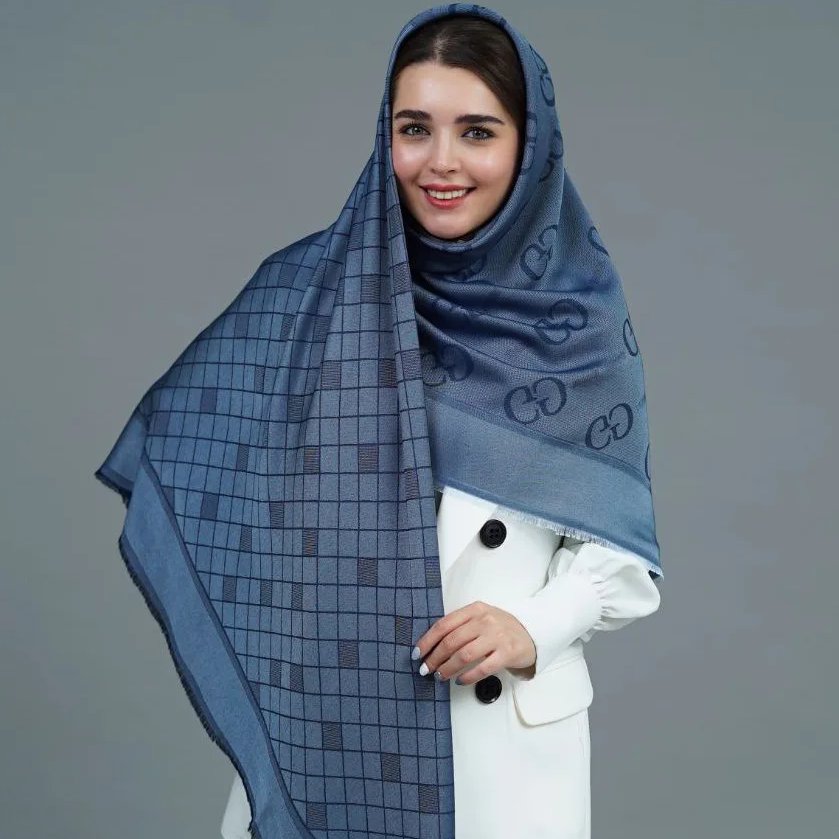 روسری نخ ژاکارد دورو
دور ریش