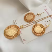 نیمست مریمی رخ  ابکاری طلا