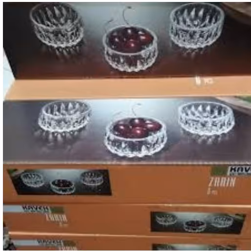 پیاله ماست خوری زرین کاوه  6 عدد