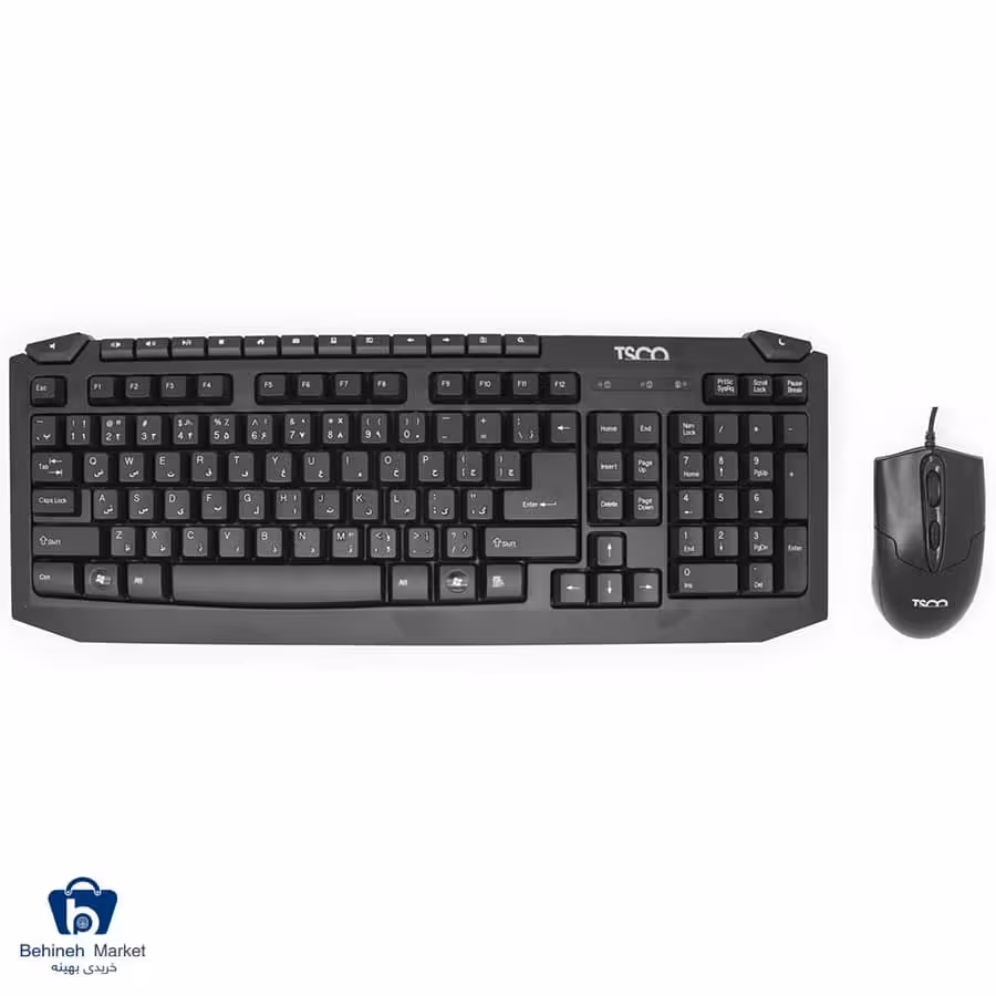 کیبورد و ماوس باسیم تسکو مدل TKM 8054N