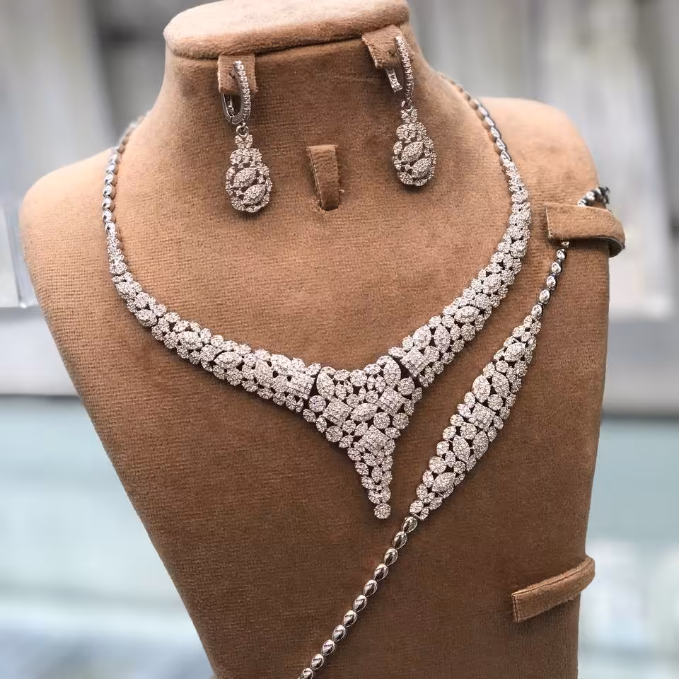 سرویس نقره جواهری 40h