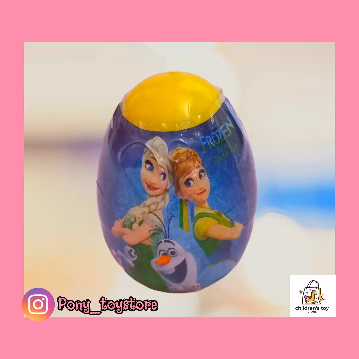 اسباب بازی شانسی تخم مرغی کوچک فروزن 