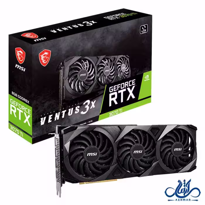 کارت گرافیک ام اس آی RTX 3070 Ti VENTUS 3X 8G OC