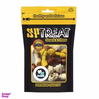 تشویقی سگ اس پی مدل Knotted Chewing Mix D74 وزن 110 گرم بسته 8 عددی