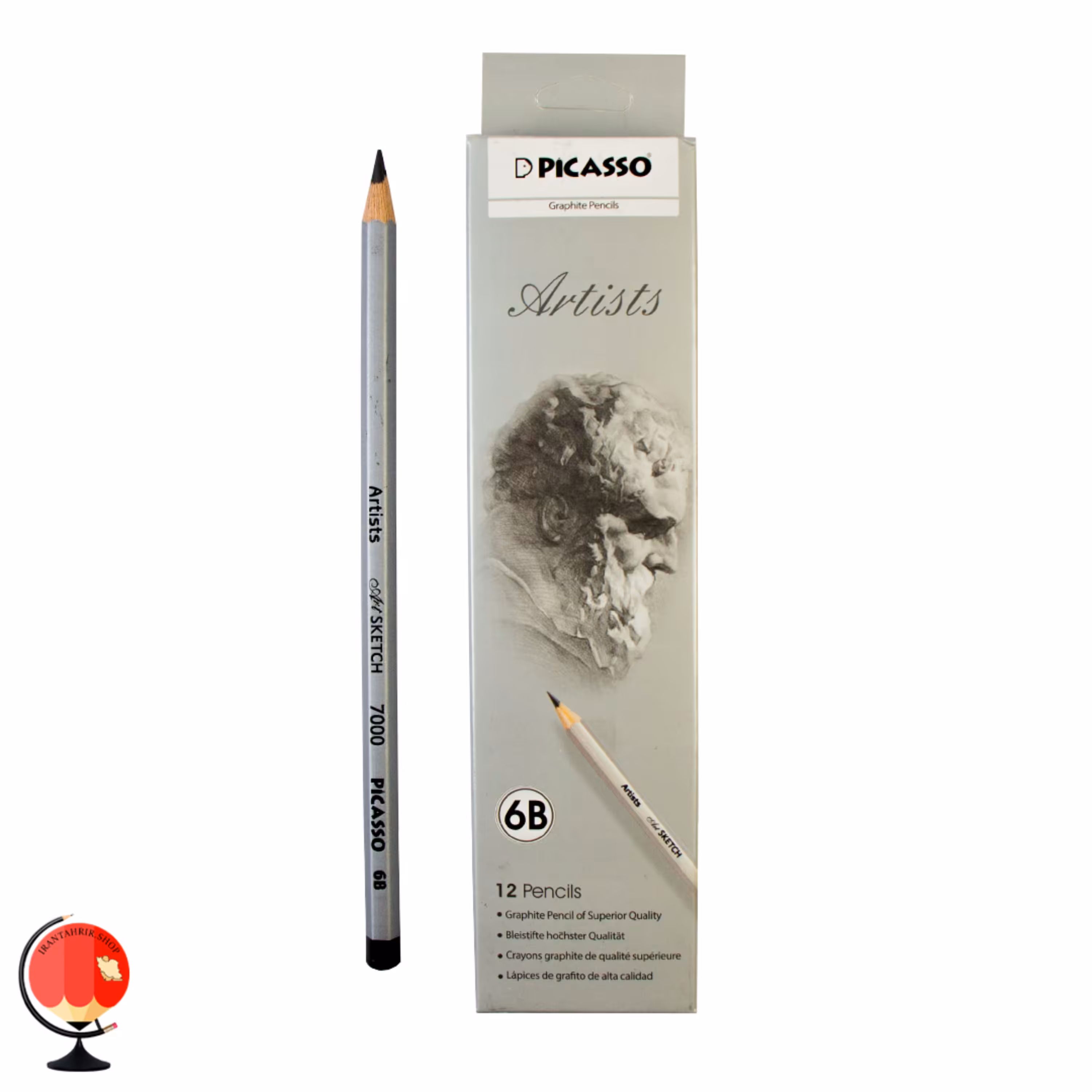 مداد مشکی پیکاسو 6B کد 12618