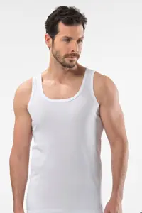 زیرپوش سفید مردانه 3 پنبه مدال ورزشکار Cacharel