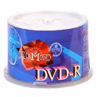 خرید دی وی دی خام دیاموند بسته 50 عددی مدل Diamond DVD-R