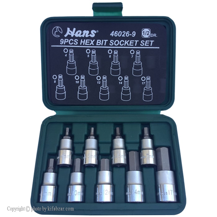 جعبه بکس آلنی هنس مدل 46026-9 شش گوش