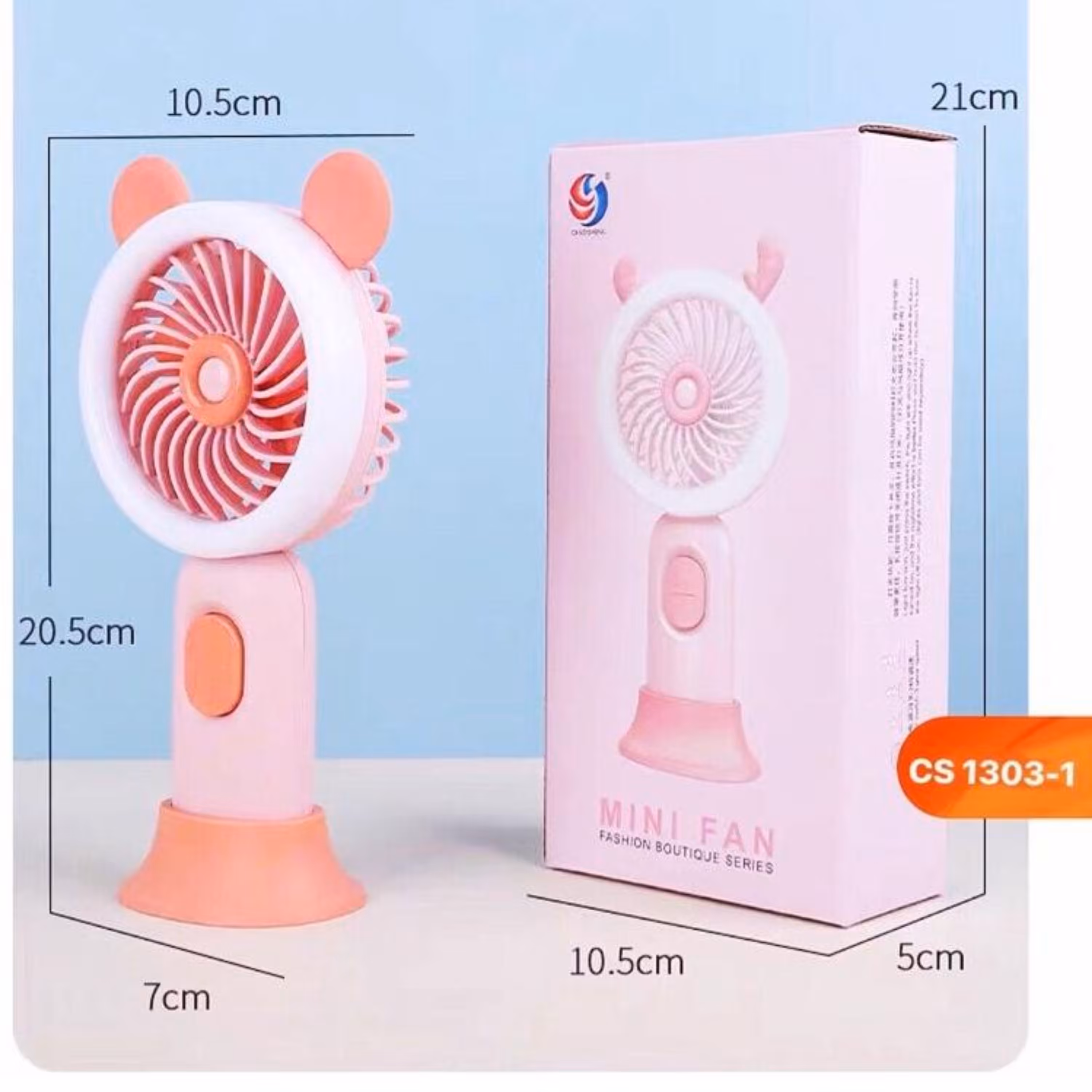 مینی پنکه شارژی رومیزی فانتزی چراغ دار پرتابل مینی پنکه مسافرتی