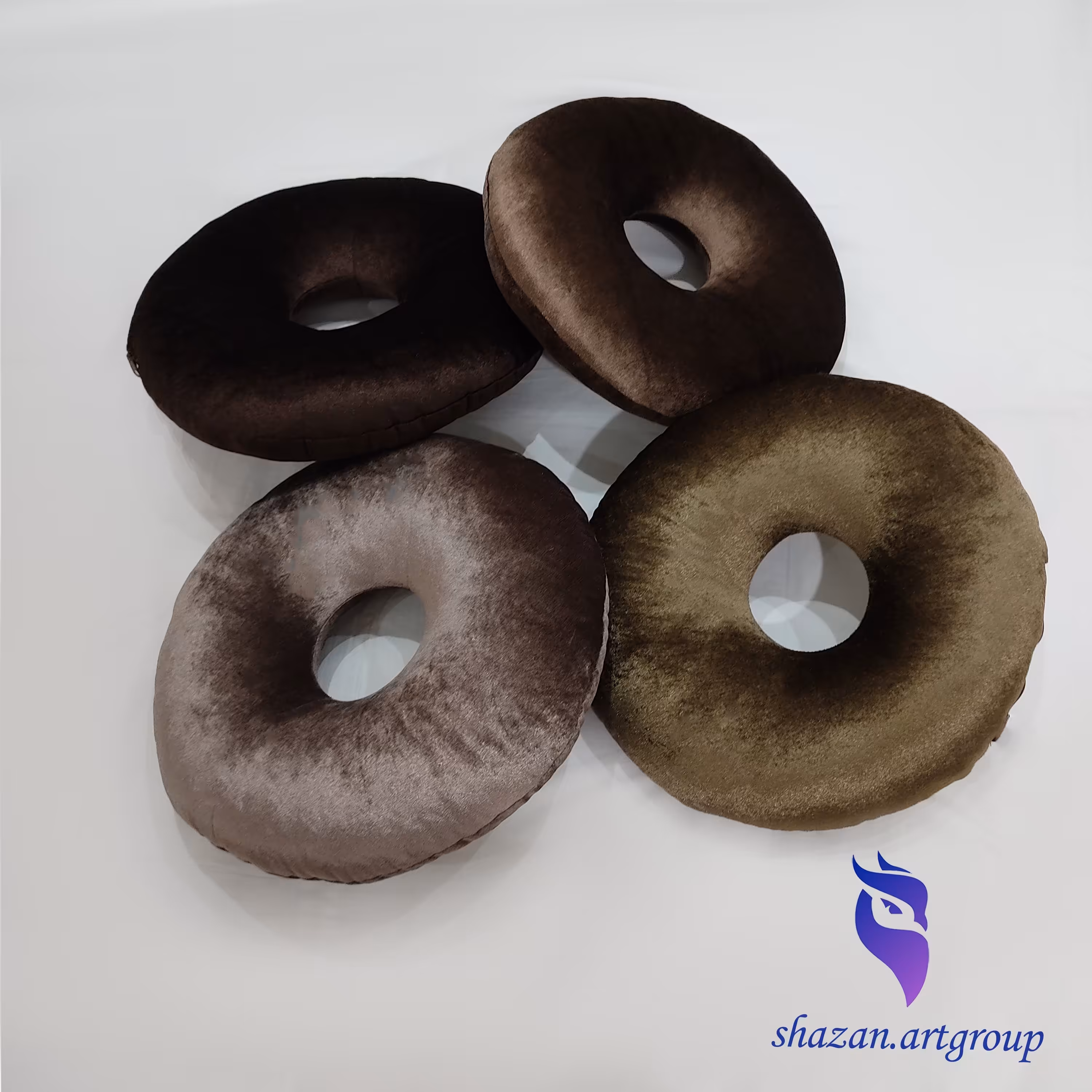 بالشتک طبی مخمل ترک  زیپدار