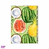 دفتر مشق 100 برگ بامبیلیپ طرح پترن آناناس هندوانه کد 4443176