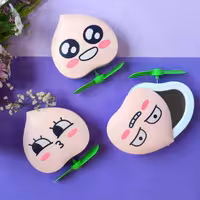 مینی فن و آینه رینگ لایت دار شارژی