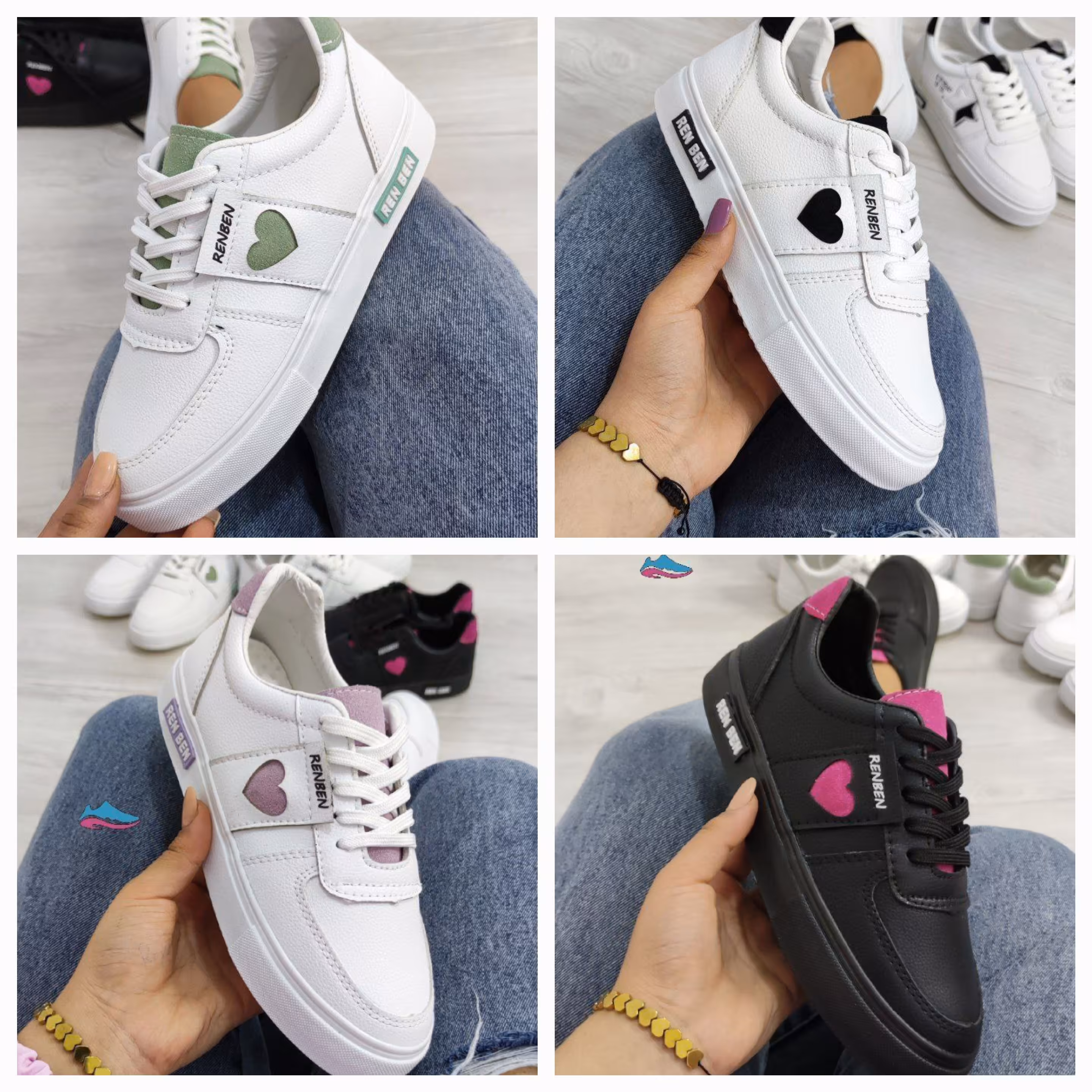 کتونی مدل قلب زنانه کتونی اسپورت کفش کتونی اسپرت زنانه کفش جدید