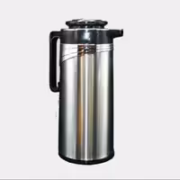 فلاسک 1.6 لیتر استیل شیشه دار دکمه وسط یونیک کد 1815