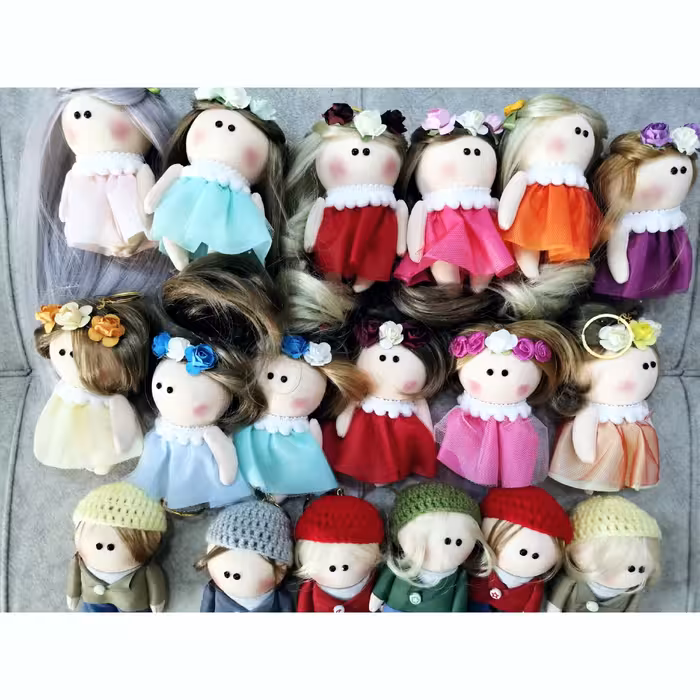 جاکلیدی عروسک روسی در سه طرح دختر مو کوتاه،مو بلند،پسر