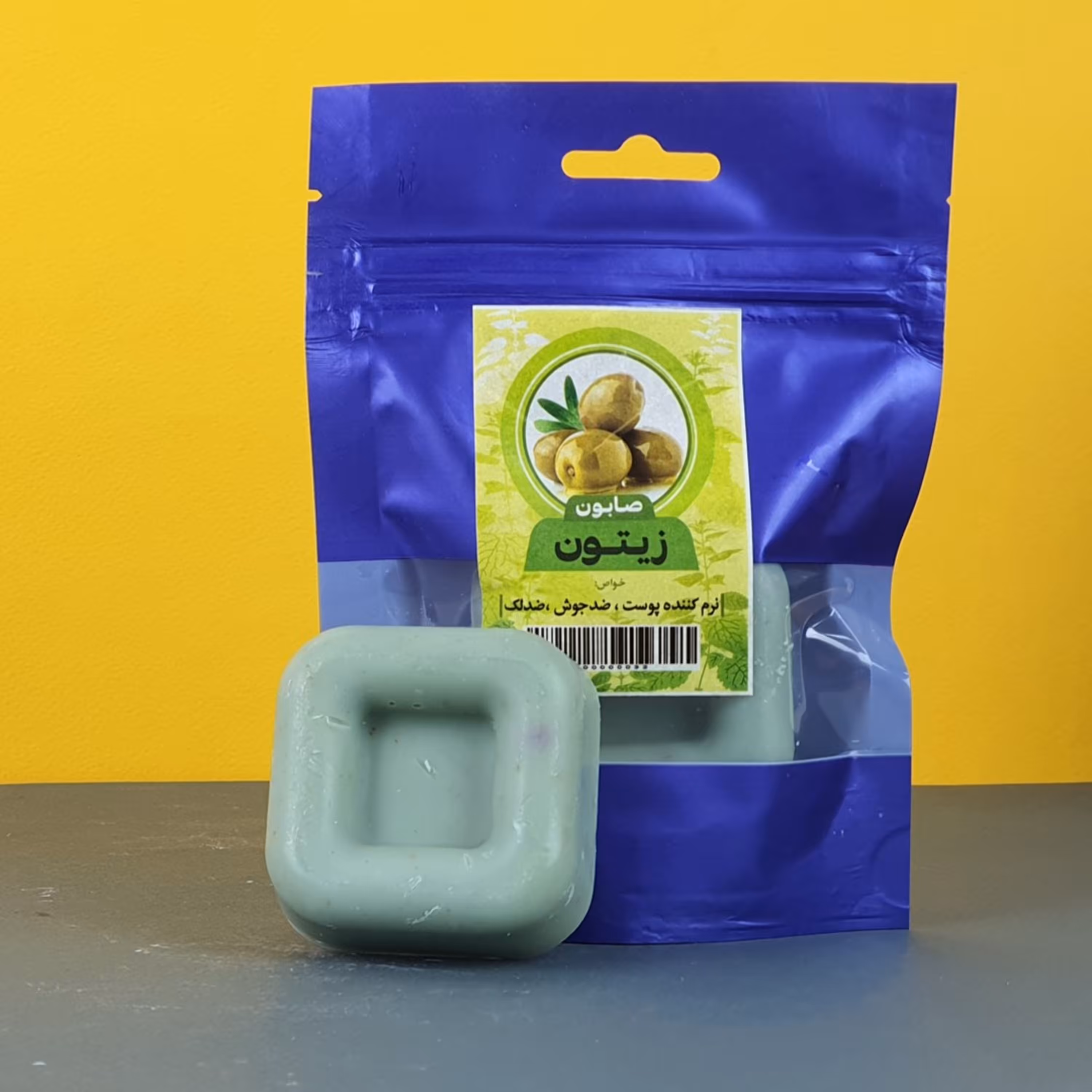 صابون های سیلیکونی زیتون 50 گرمی عطش رویال