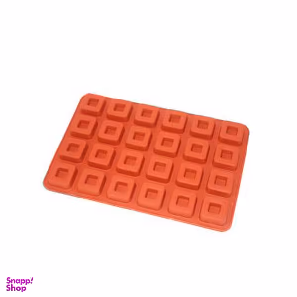 قالب دسر مدل سیلیکونی طرح ساوارین مربع