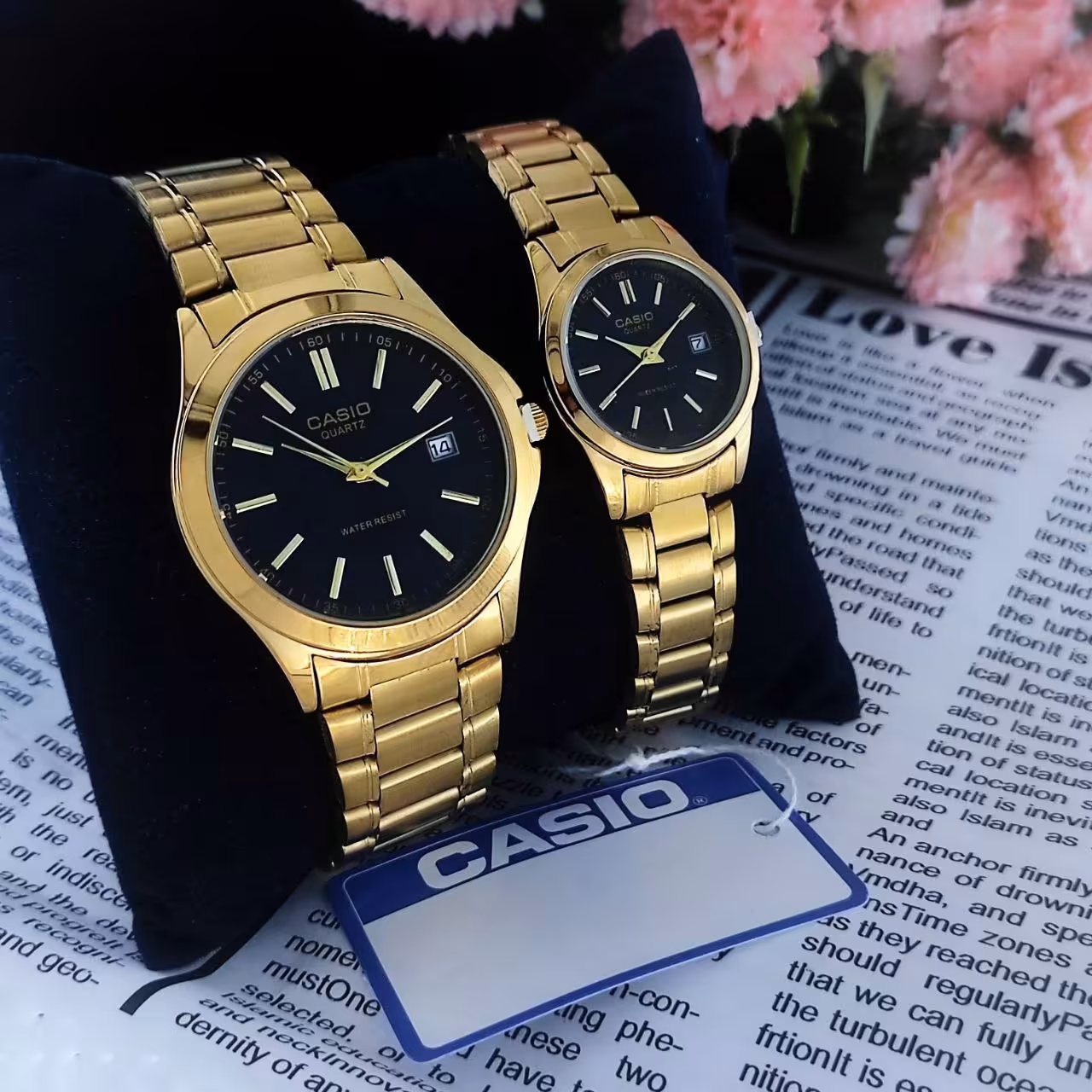 ست ساعت زنانه مردانه کاسیو رنگ ثابت کیفیت عالی