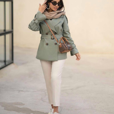 کت بارانی پاییزه زنانه