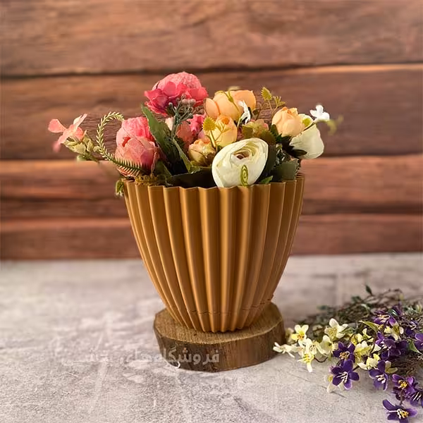 گلدان پلاستیکی مدل الماس دانیال