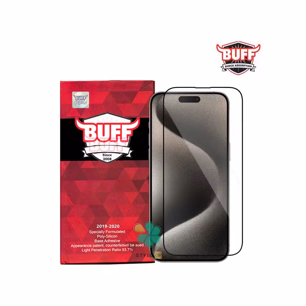 گلس گوشی Buff 5D مناسب Apple iPhone 15 Pro