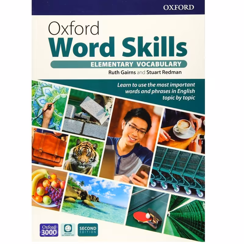 کتاب Oxford Word Skills Elementary Second Edition اثر Ruth Gairns And Stuart Redman انتشارات Oxford 