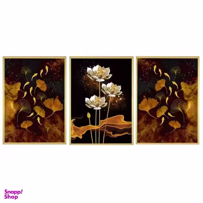 تابلو مدل دکوراتیو کد 357 مجموعه 3 عددی