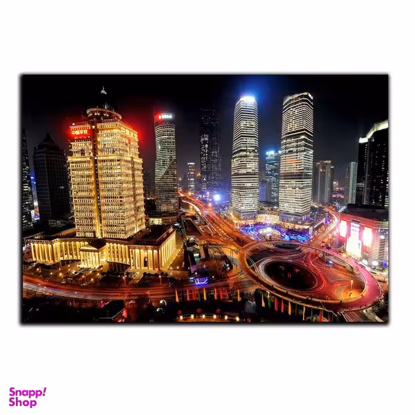 تابلو شاسی بکلیت طرح منظره شهر شانگهای مدل SH-328