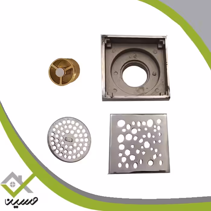 کفشور هفت سی مدل حبابی کروم مات سایز 10در 10(هزینه ارسال پس کرایه است)