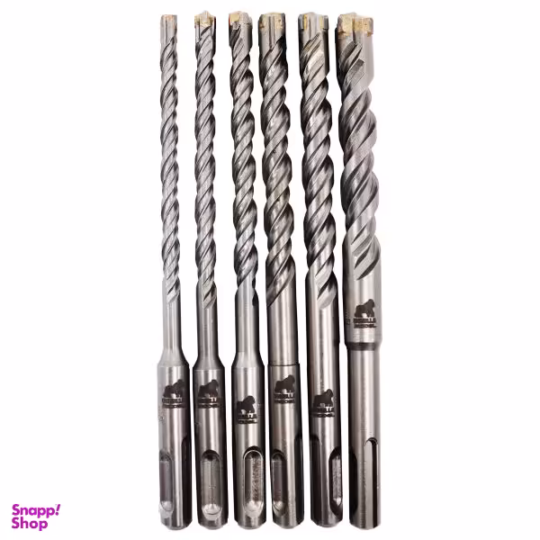 مجموعه 6 عددی مته الماسه مدل گوریلا کد YPT6-678101214-160