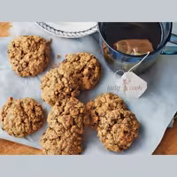 شیرینی کوکی رژیمی موز و بادام زمینی (500 گرمی)