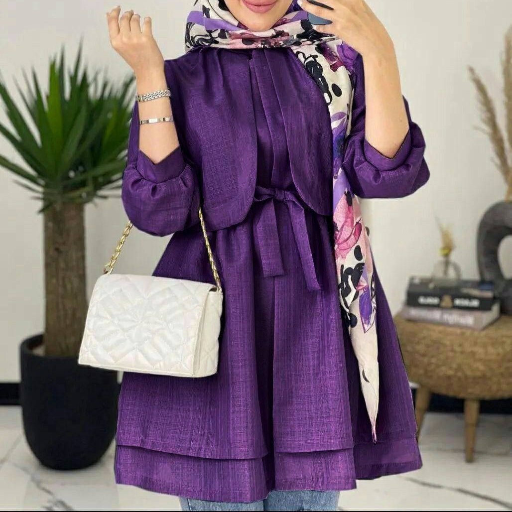 مانتو حریر نازلی