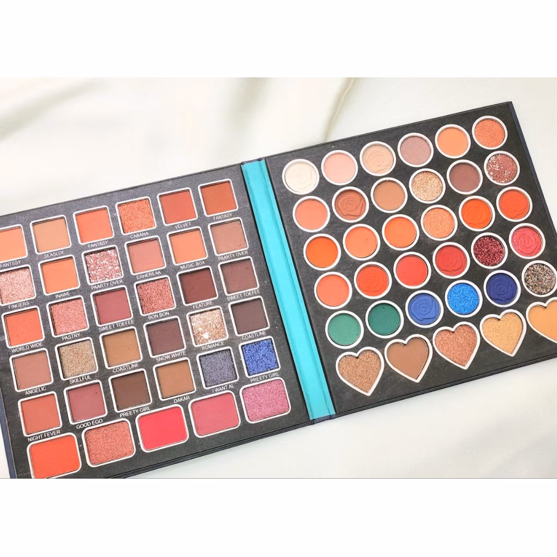 پالت سایه 64رنگ . سایه چشم . سایه بزرگ . سایه جذاب . سایه نود . لایت . دخترونه