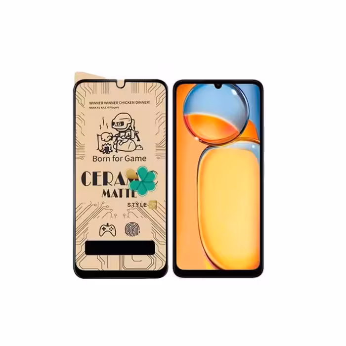 گلس گوشی سرامیکی مات مناسب شیائومی Redmi 13C